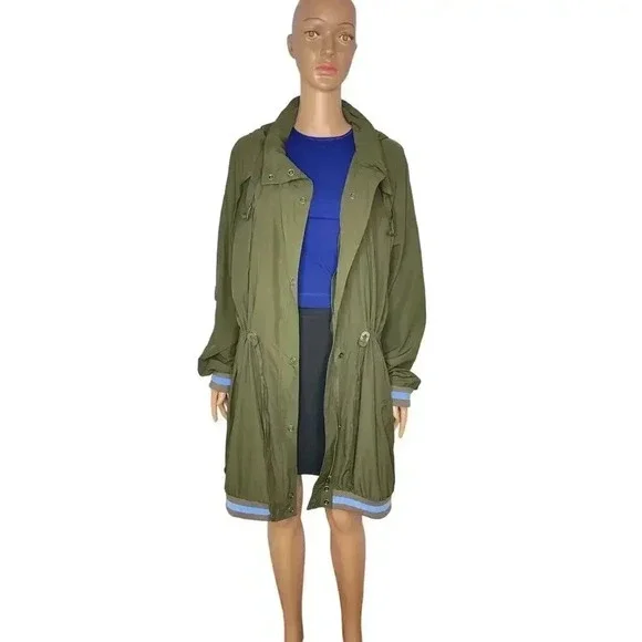 Free People Wind swept jacket size L Wild sage green - Picture 10 of 14